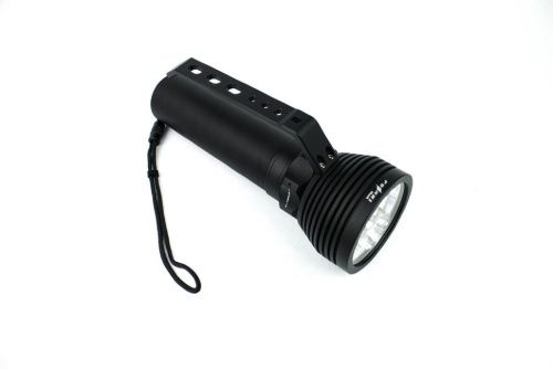 Фонарь для дайвинга Ferei Shark W168 LED: 3хCREE XHP-70 white холодный (SharkV20) фото 6